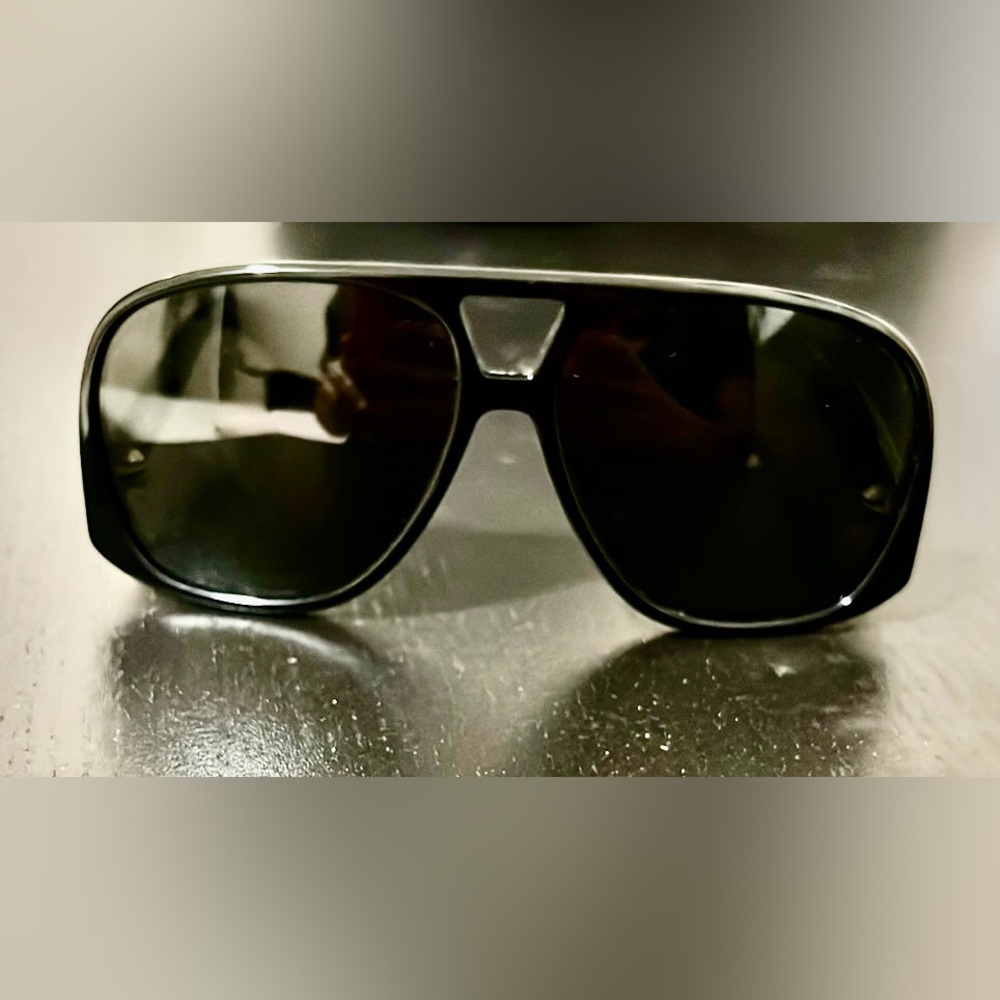 Black Aviator Sunglasses